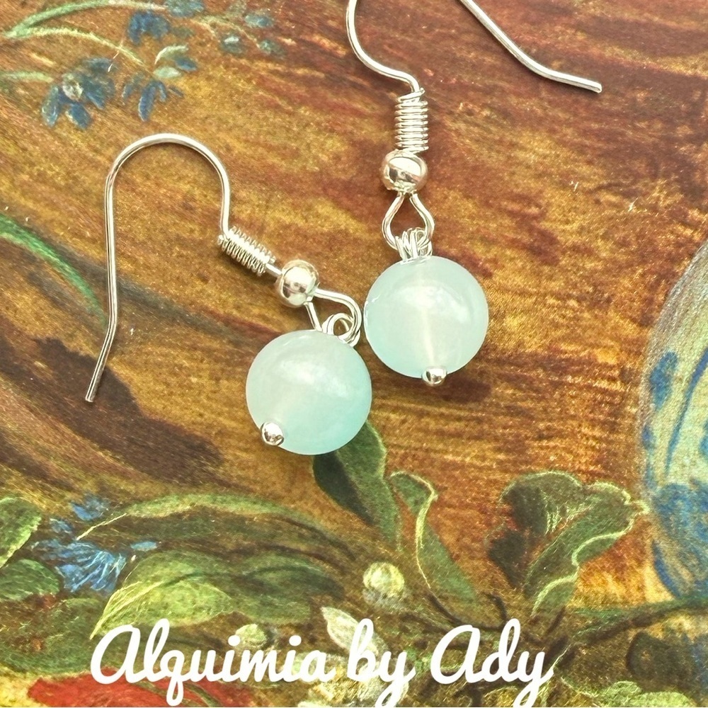 Alquimia Blue Beaded Earrings